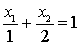 Відомо, що рівняння прямої має вигляд: a1x1 + a2x2 = b